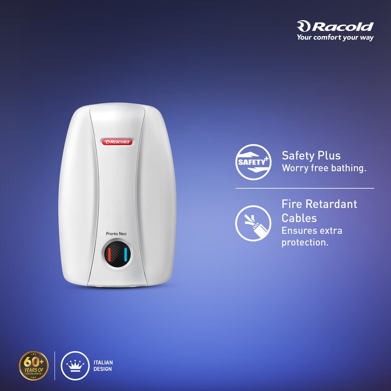 Racold 3L Instant Water Geyser - View 4