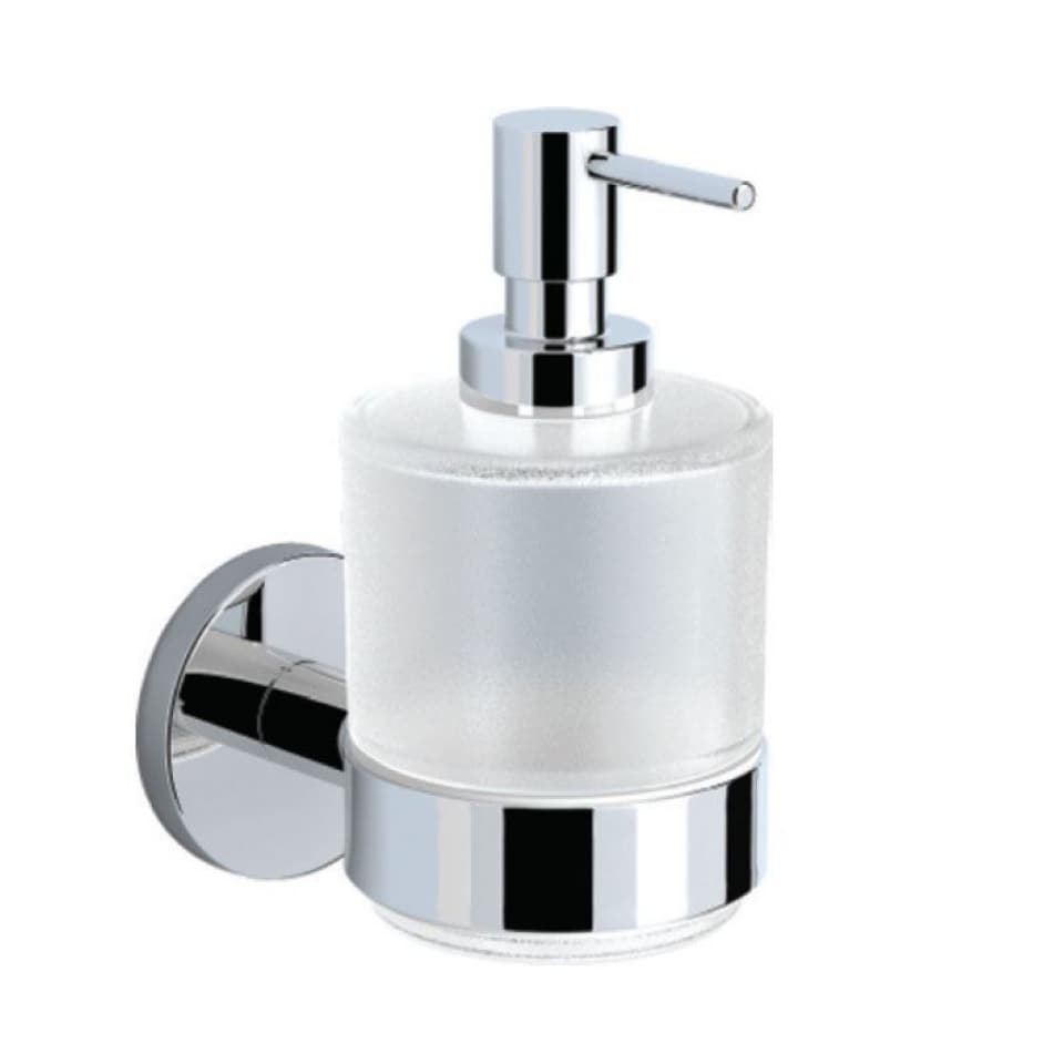 Jaquar Continental Chrome Finish Soap Dispenser with Glass Bottle, ACN-CHR-1135N