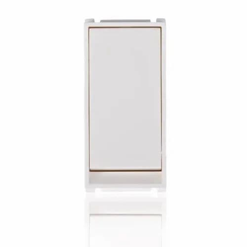Goldmedal Air Aura 10A 1M Switch, Absolute White - Wiring Device | Absolute White | 10 Amp