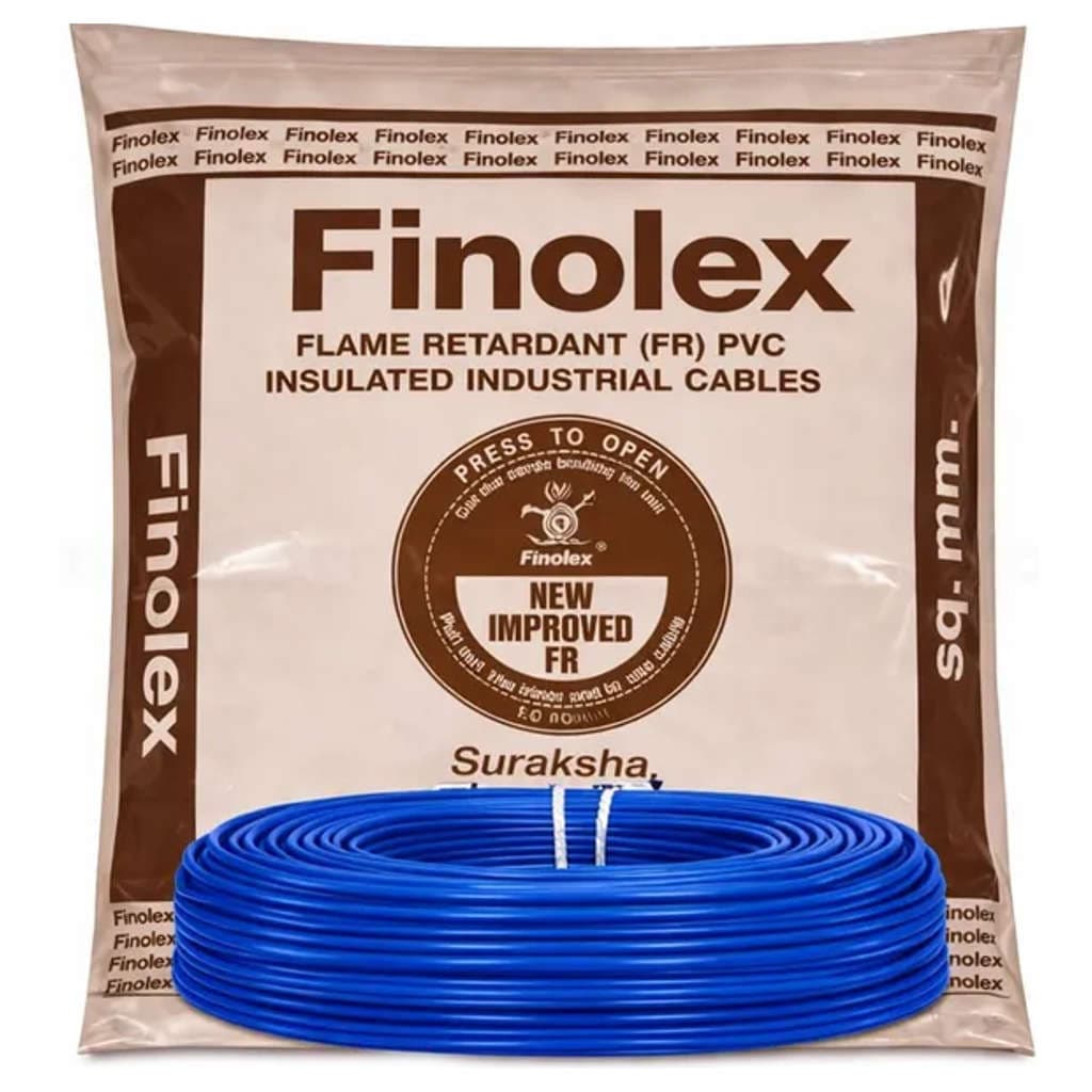 Finolex FR Building Wire (200/300 meter) - FR Building Wire | 300 Mtr | Blue - View 14