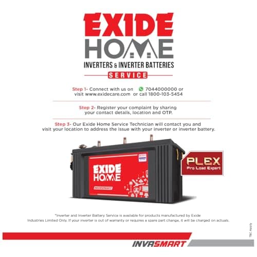 Exide Invasmart 12V Tubular Inverter Battery - Short Tubular | FES0-ISST1200 | 220v ± 7v AC - View 7