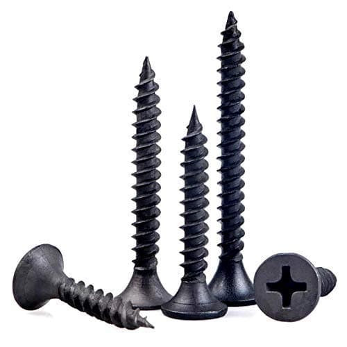 Generic 3.5x75mm (3 Inch) Black Phosphate CSK Drywall Screw, (Pack of 280Pcs)