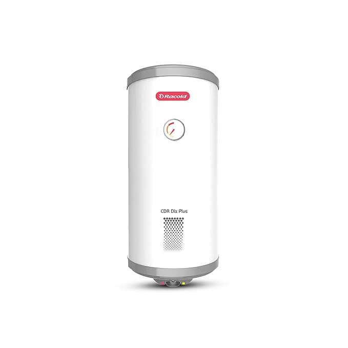 Racold CDR DLX PLUS Horizontal Electric Storage Geyser, 2kW, White - Ideal for smaller bathrooms, guest rooms, or bachelors needing fast, energy-efficient hot water for bucket baths. | White | 230 V - View 50
