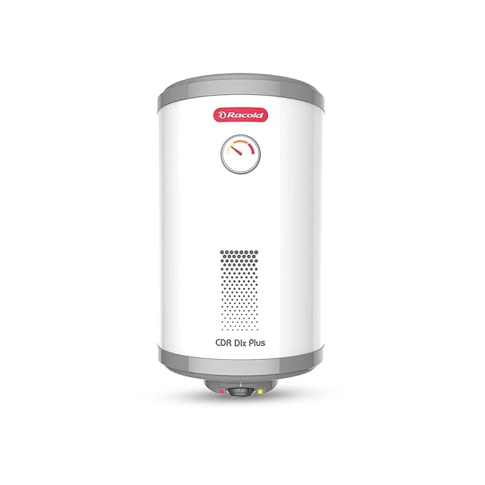 Racold CDR DLX PLUS Horizontal Electric Storage Geyser, 2kW, White - Ideal for smaller bathrooms, guest rooms, or bachelors needing fast, energy-efficient hot water for bucket baths. | White | 230 V - View 36