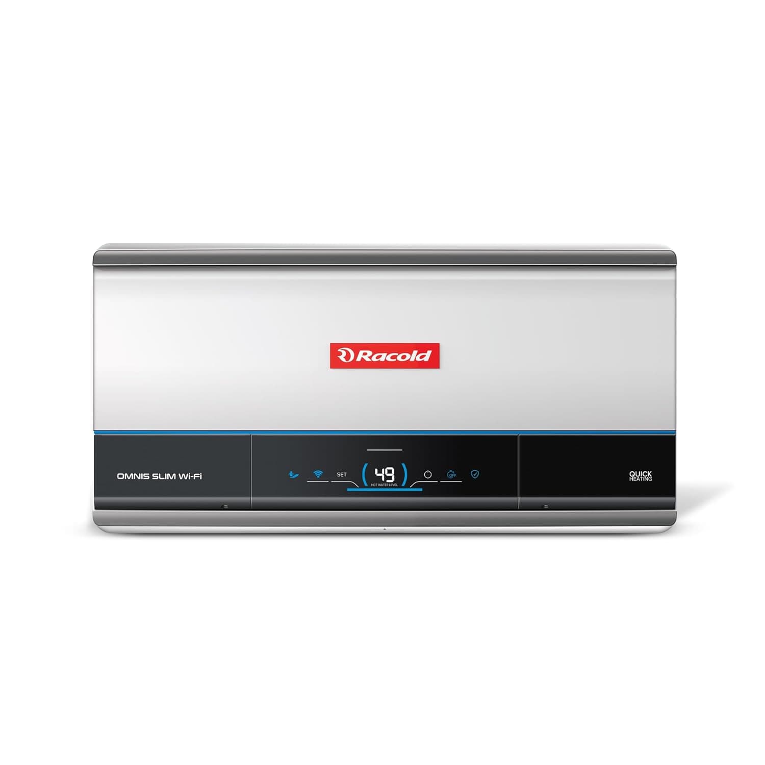 Racold Omnis Slim Electric Storage Geyser - The standard choice for home bathrooms. Delivers sustained hot water for overhead showers and multi-person daily routines. | Black | 230 V - View 9