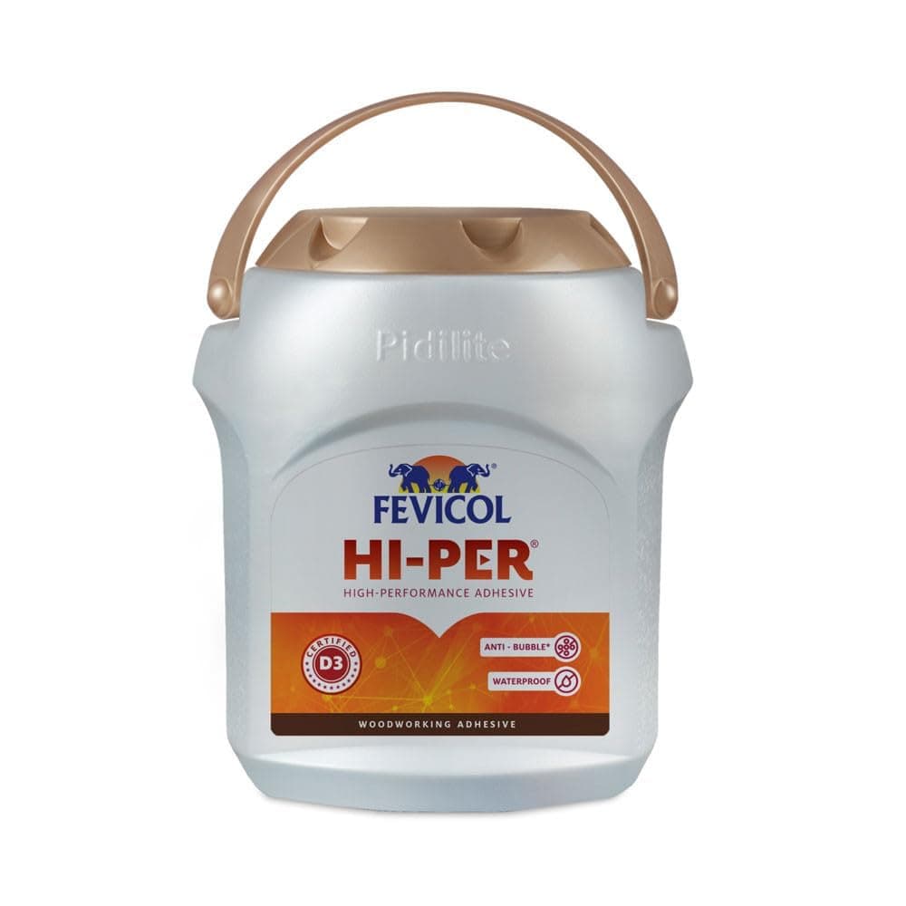 Fevicol HI-PER Anti-Bubble Waterproof Adhesive - Fevicol Hi-Per is the first ever Indian product that helps in reducing bubble formation. The product offers high performance along with being quick and time-saving. Its best-in-class water resistant properties in addition to these make the product un | When not in use container should be keep closed. | Skin formation, if any, should be removed from the container before use. Stir well before use | Best to use within 12 months from the date of manufacture. - View 6
