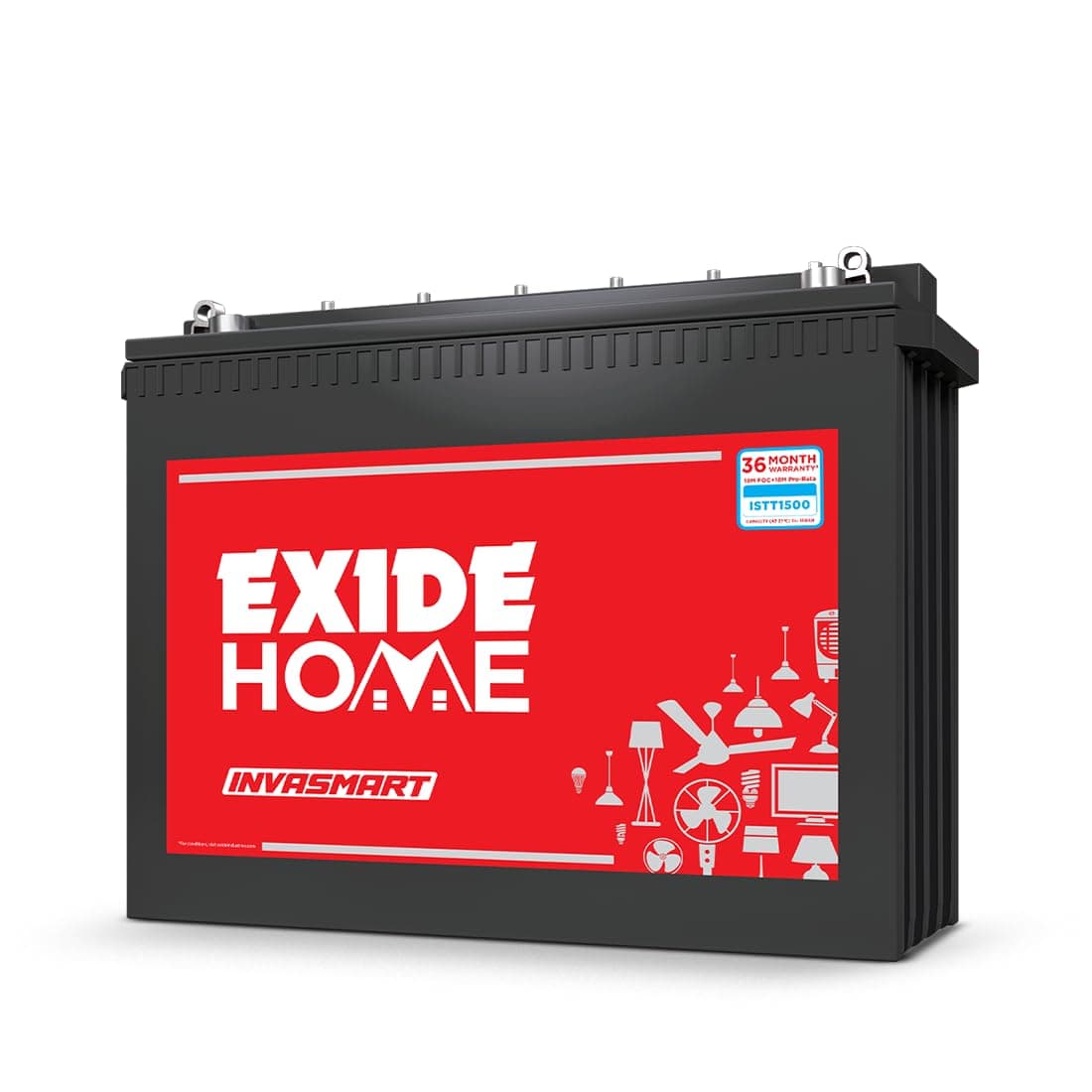 Exide Invasmart 12V Tubular Inverter Battery - Short Tubular | FES0-ISST1200 | 220v ± 7v AC - View 15