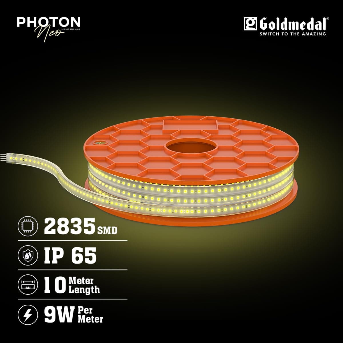 Goldmedal Photon Neo LED SMD Rope Light, 10 Mtr - View 4