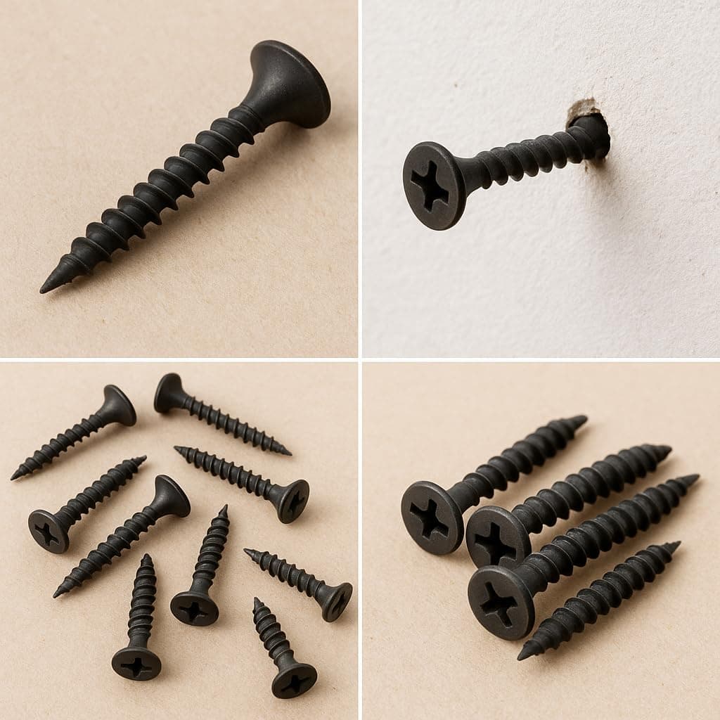 Generic 3.5x50mm (2 Inch) Black Phosphate CSK Drywall Screw, (Pack of 450Pcs) - View 2