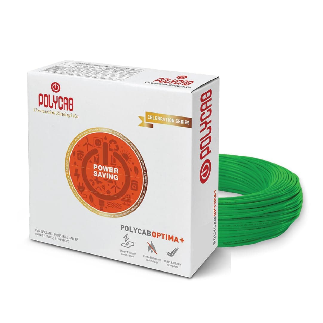 Polycab Optima+ FR Wire, (90/180 Mtr)