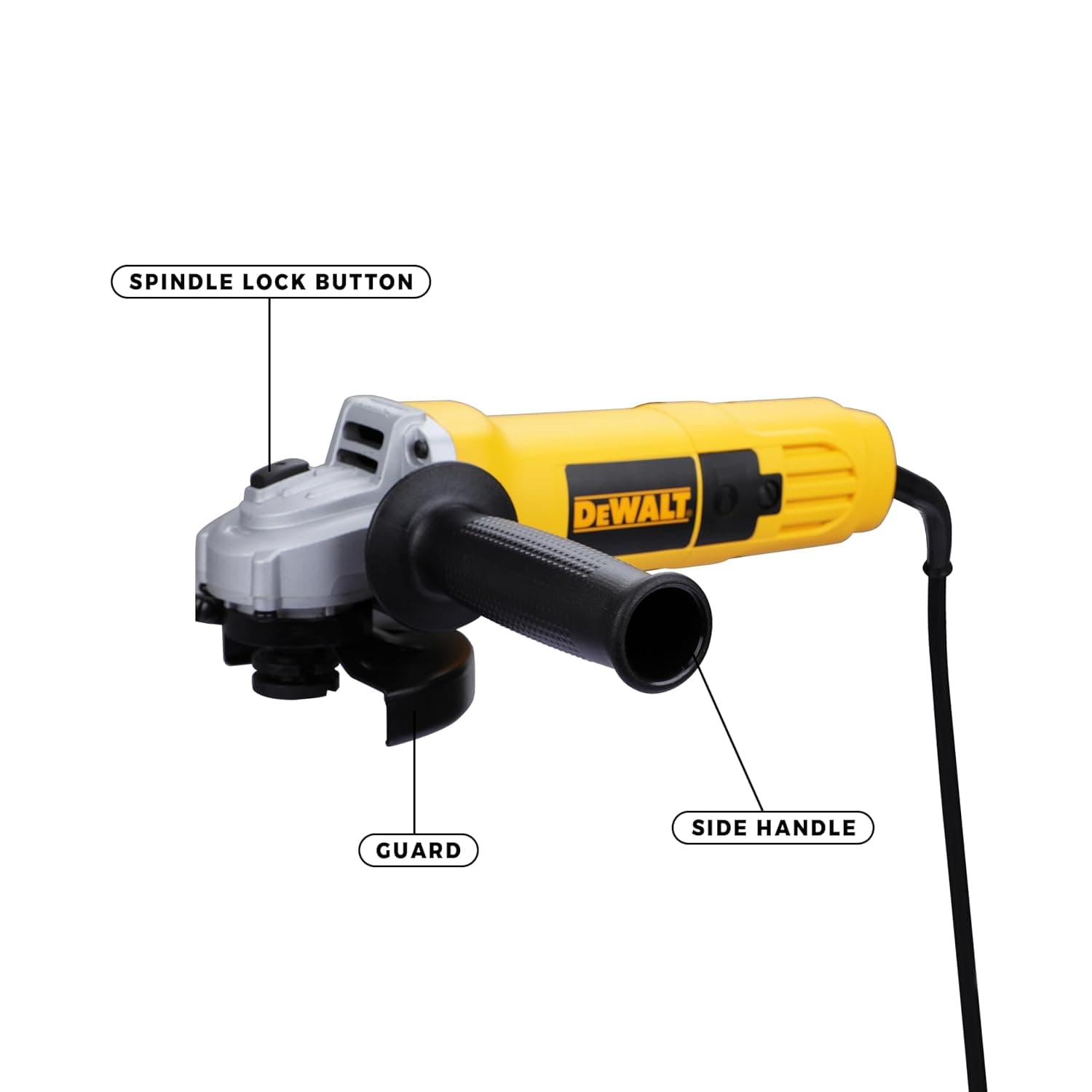 Dewalt DW801-IN01 850W 4 inch Angle Grinder - View 2