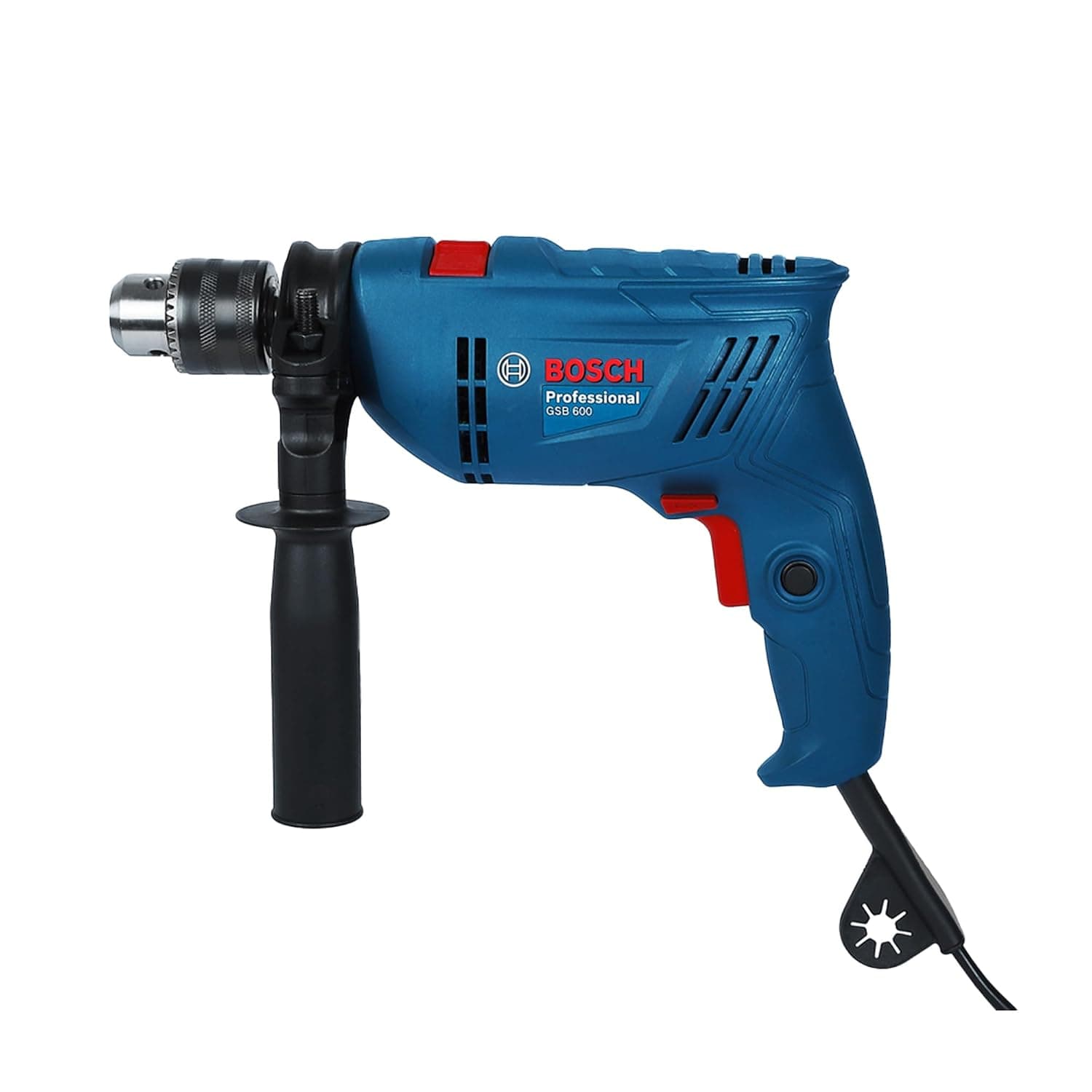 Bosch GSB 600 13mm 600W Impact Drill Machine - Impact Drill Machine | 0.601.1A0.3F0 | Bit holder: 1/2 inch-20 UNF