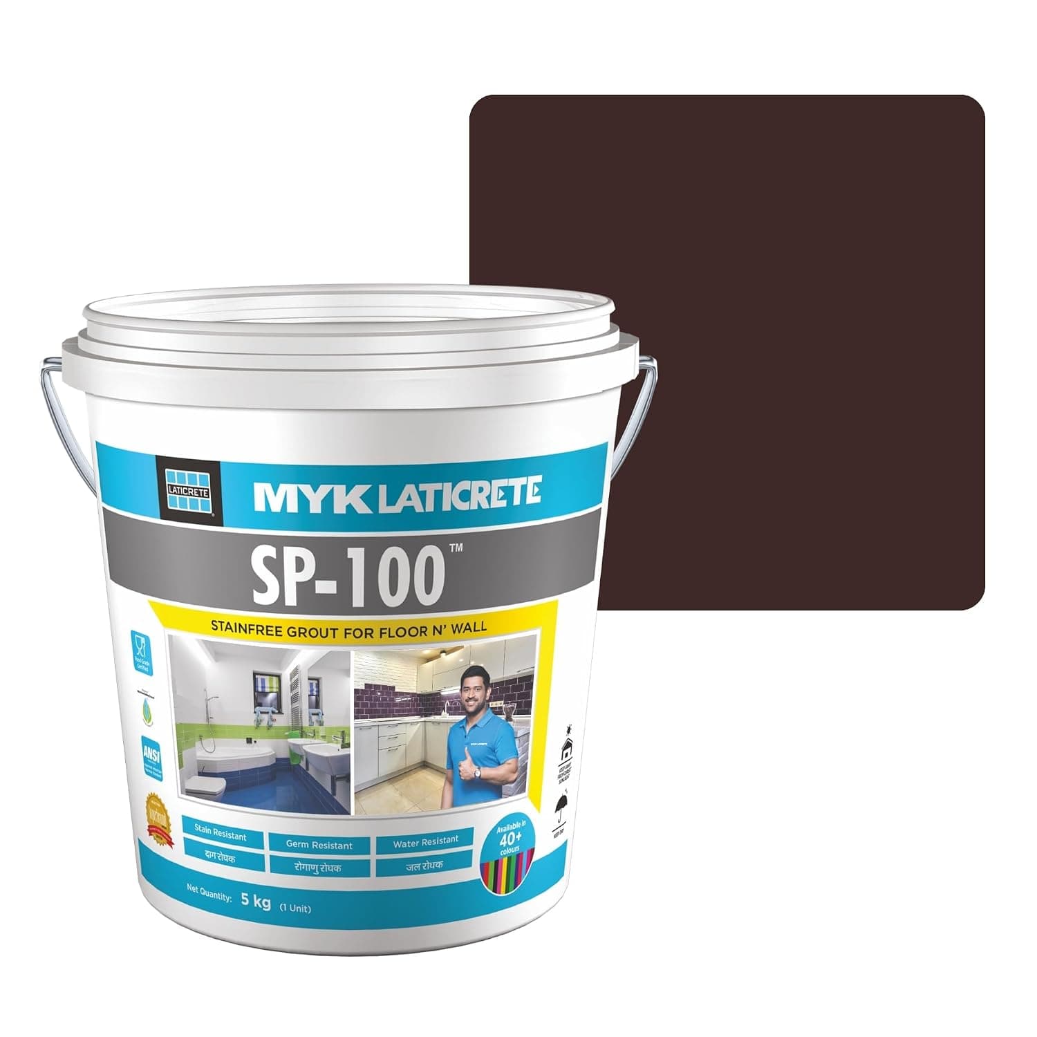 MYK Laticrete SP-100 Epoxy Tile Grout Colour Powder (Part C) - Factory sealed containers of this product are guaranteed to be of first quality for two (2) years if stored at temperatures >32°F (0°C) and <110°F (43°C). | 750 grams | 61 Parchment - View 117