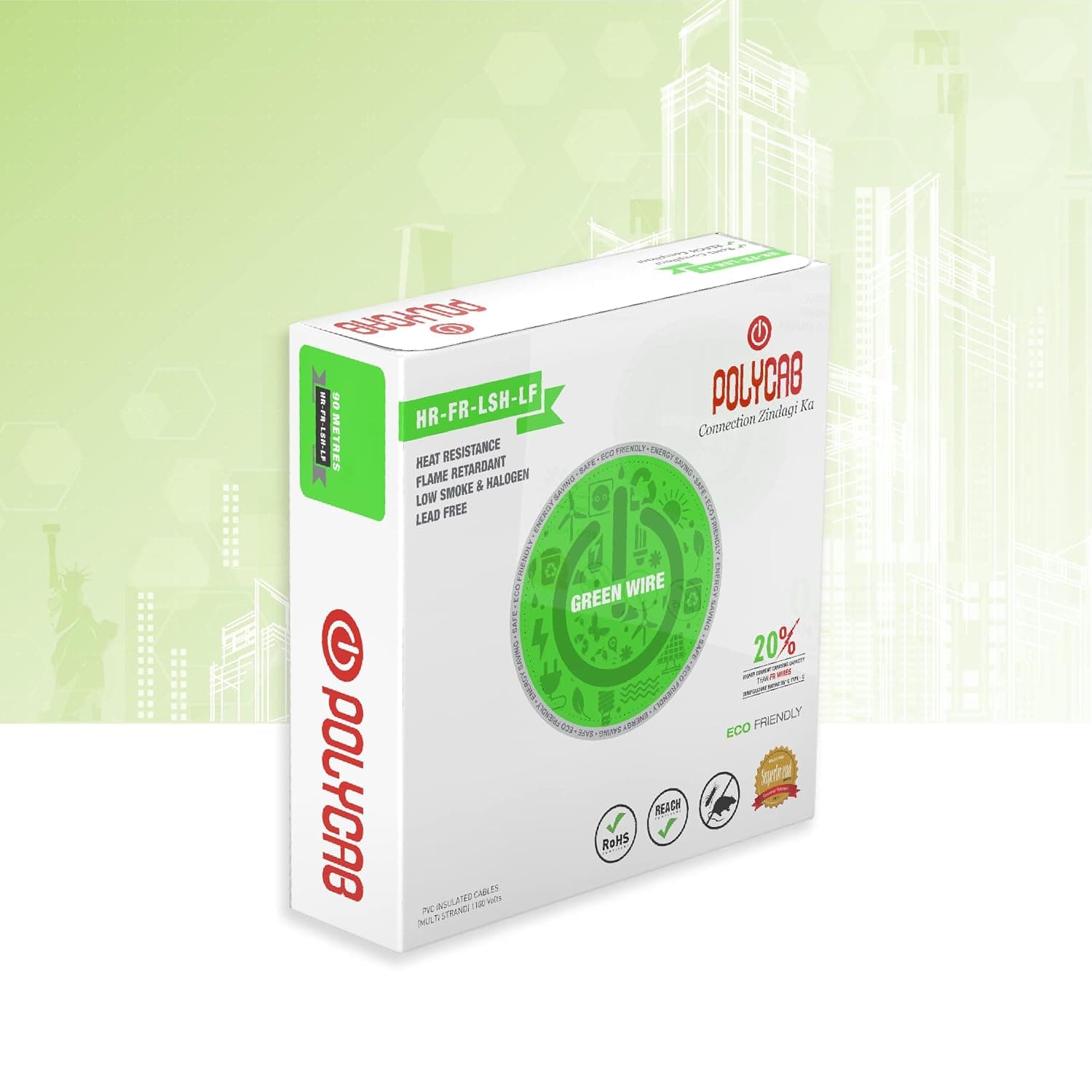 Polycab Green Wire+ (90/180 Mtr) - View 3
