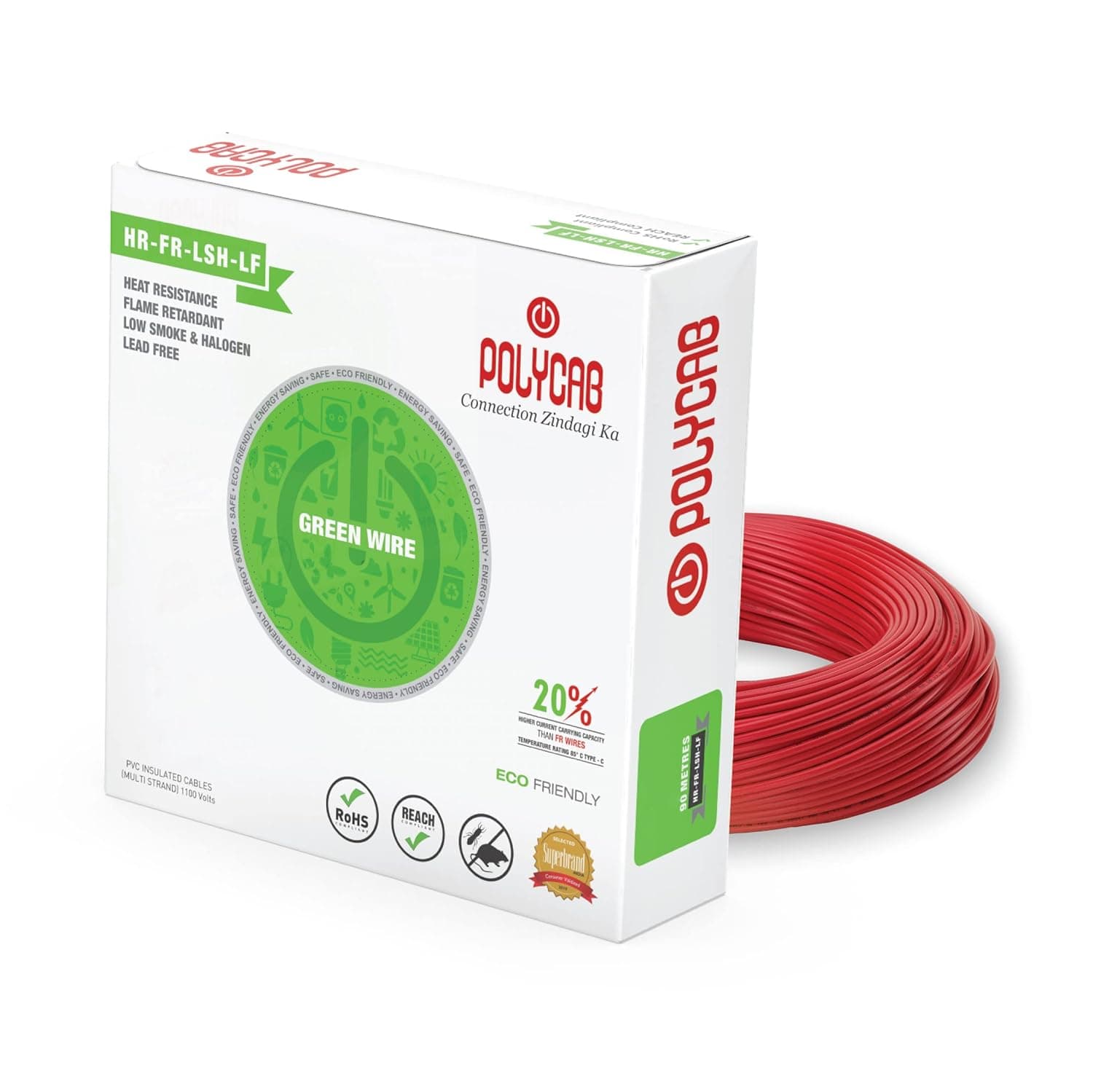 Polycab Green Wire+ (90/180 Mtr)