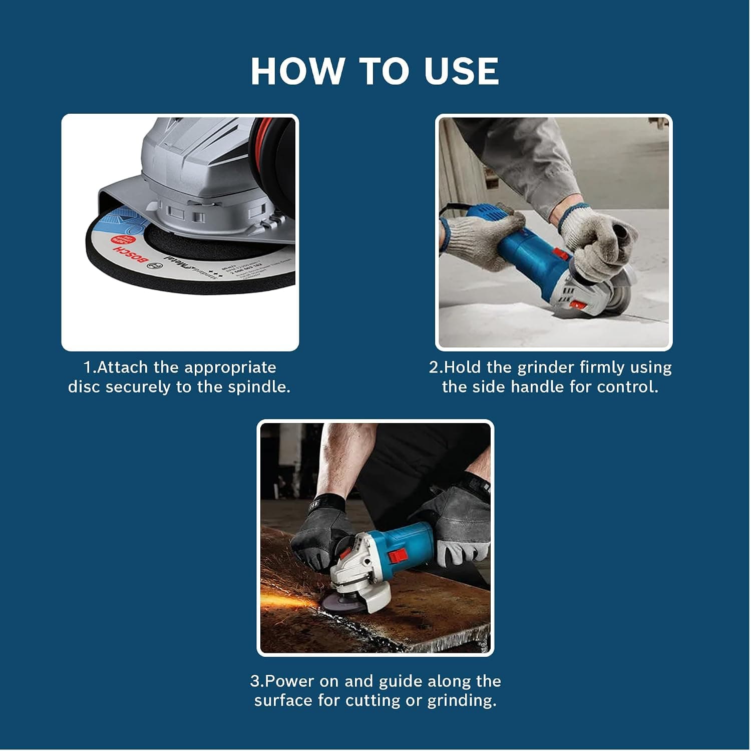 Bosch GWS 700-100 750 W 4 inch Angle Grinder - View 4