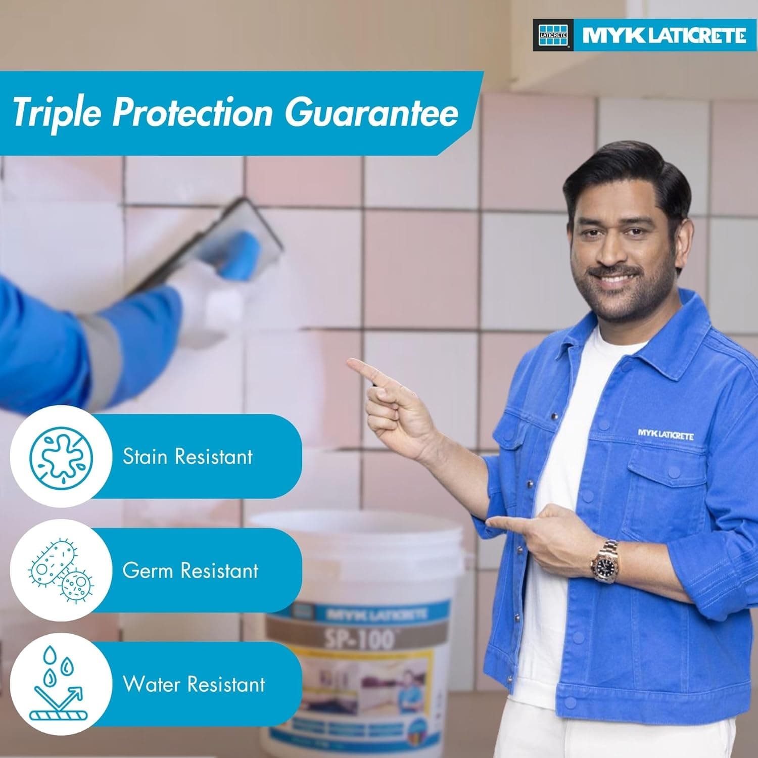 MYK Laticrete SP-100 Epoxy Tile Grout Colour Powder (Part C) - Factory sealed containers of this product are guaranteed to be of first quality for two (2) years if stored at temperatures >32°F (0°C) and <110°F (43°C). | 750 grams | 61 Parchment - View 148