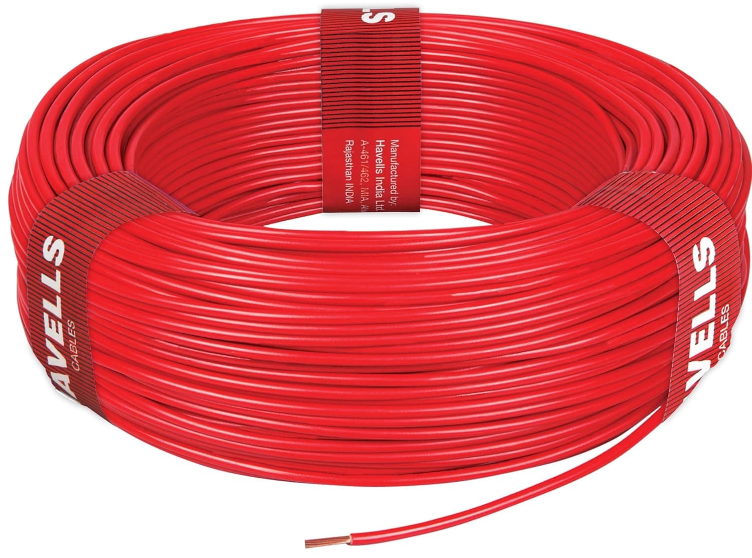 Havells Life Line Plus S3 FR Wire, 90 Mtr - 90 | Blue | 1.1 kV - View 45