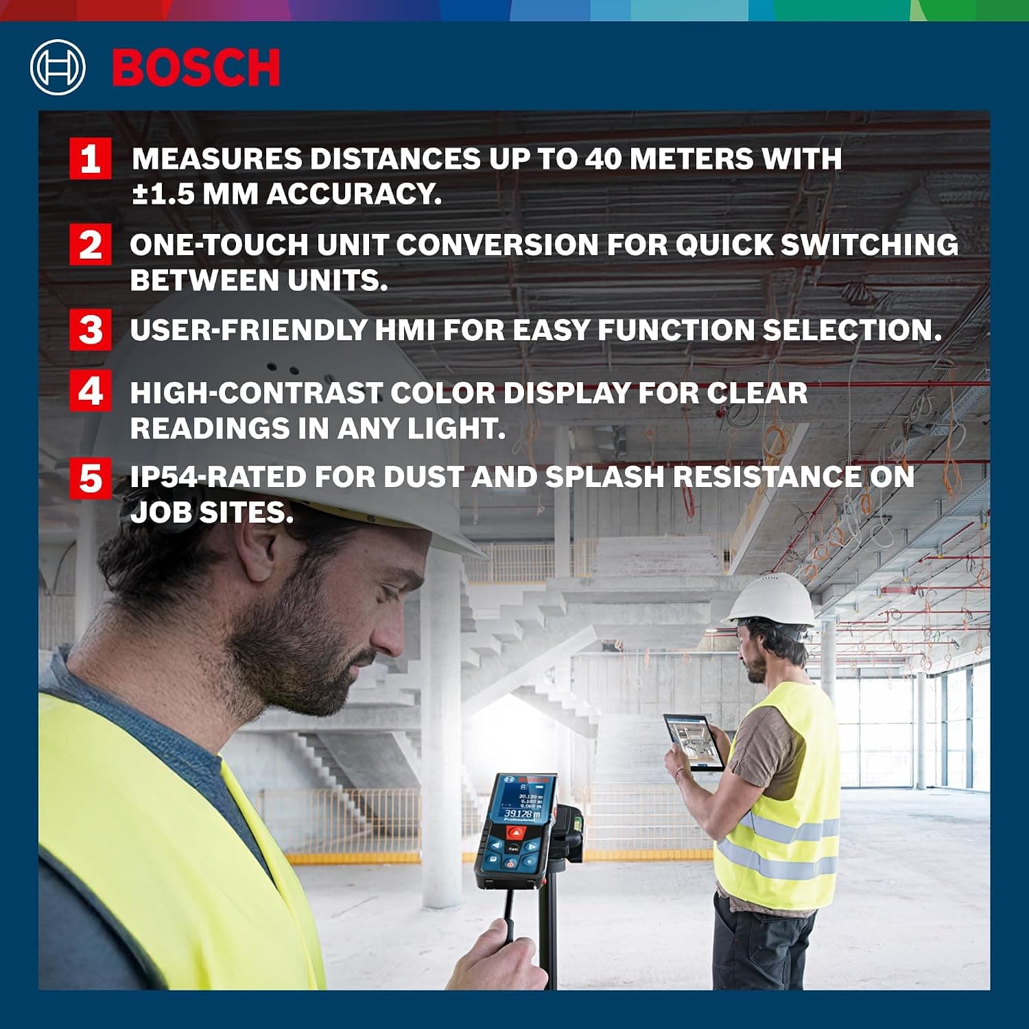 Bosch GLM 400 Laser Distance Meter - View 2