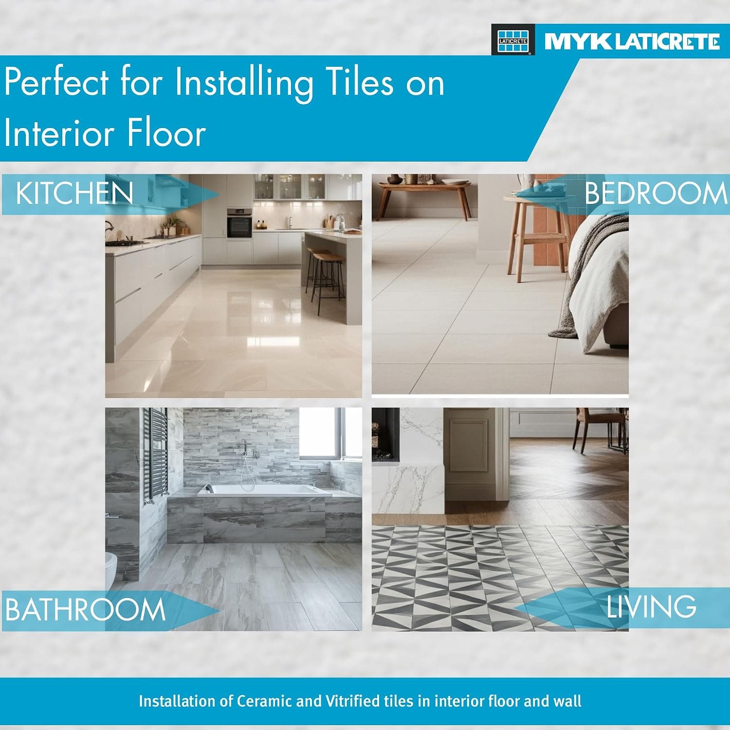 MYK Laticrete 315 Plus Premium Polymer Floor & Wall Tile Adhesive - View 4