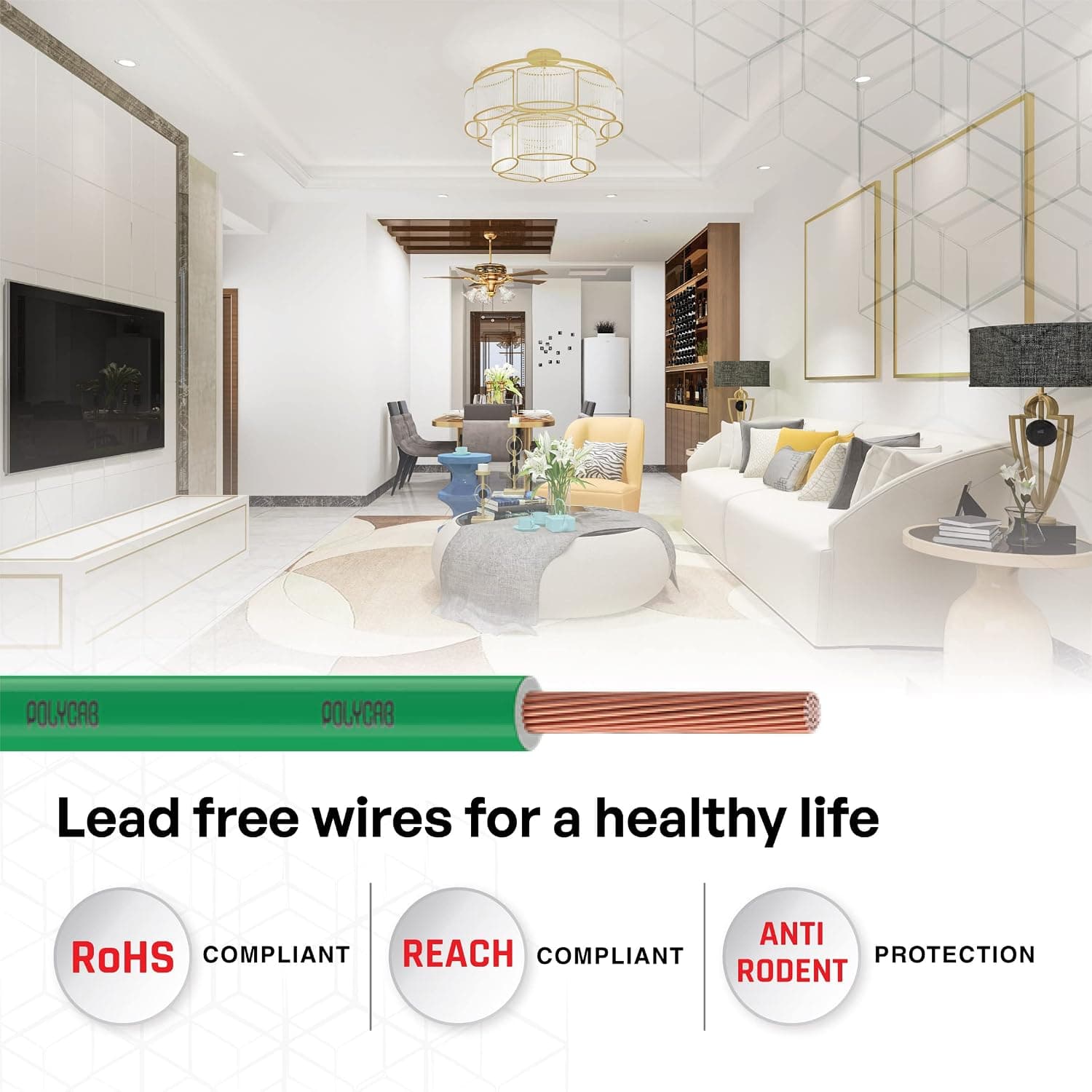 Polycab Optima+ FR Wire, (90/180 Mtr) - View 4