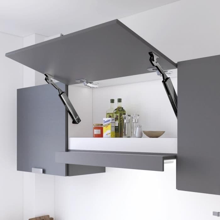Hettich LiftEase-M (Medium) free stop 300-400mm H - Black - (Medium) 300 - 400mm H | Black | 9347377 - View 6