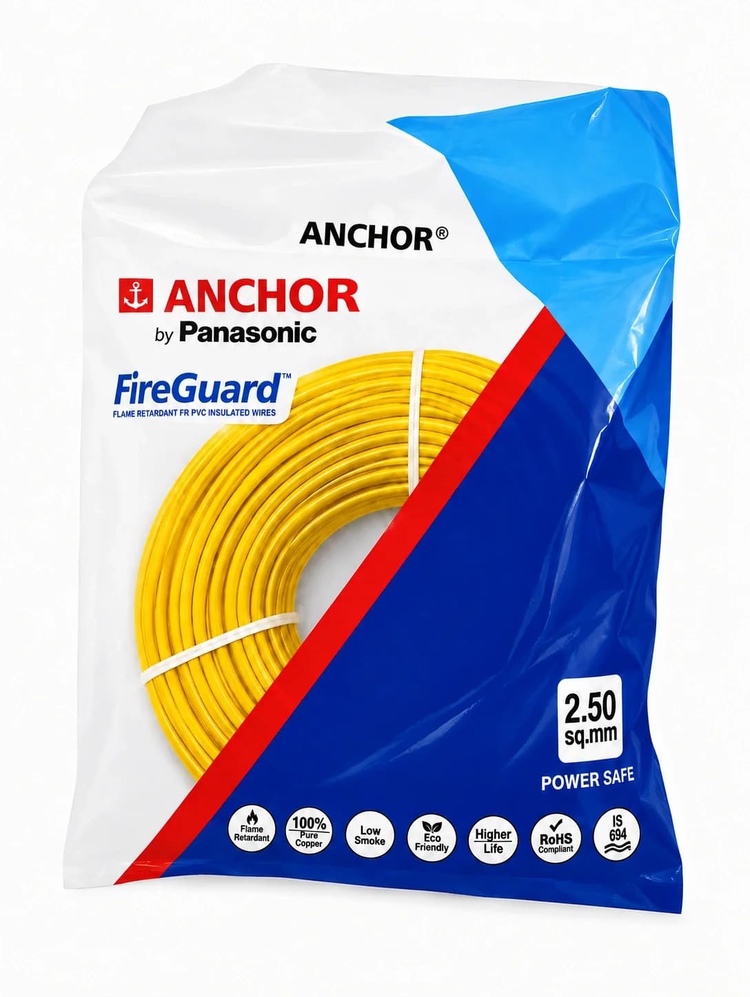 Anchor by Panasonic Fireguard FR-LSH Wire, 180m - 180 Mtr | Green | 1100 V - View 14