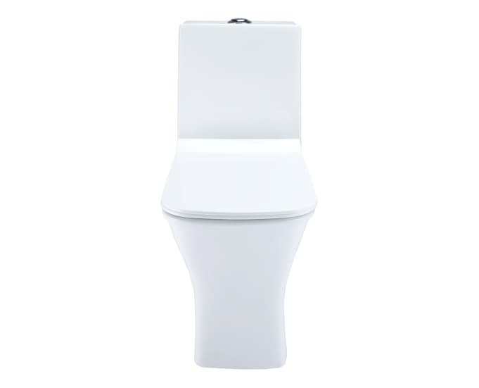 CERA Cinova One Piece EWC with Slim Soft Close Seat Cover, S-Trap 220mm, Snow White, S1013242SN - View 2