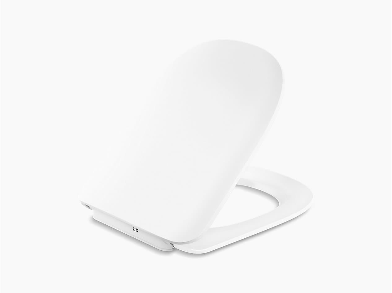 Kohler Trace Quiet Close Slim Toilet Seat, White, 20219IN-UF-0 - Plastic | White | 20219IN-UF-0