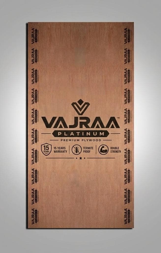 Maheshwari Vajraa Platinum 16mm Calibrated BWR Plywood, 8x4 ft, 15-Year Warranty