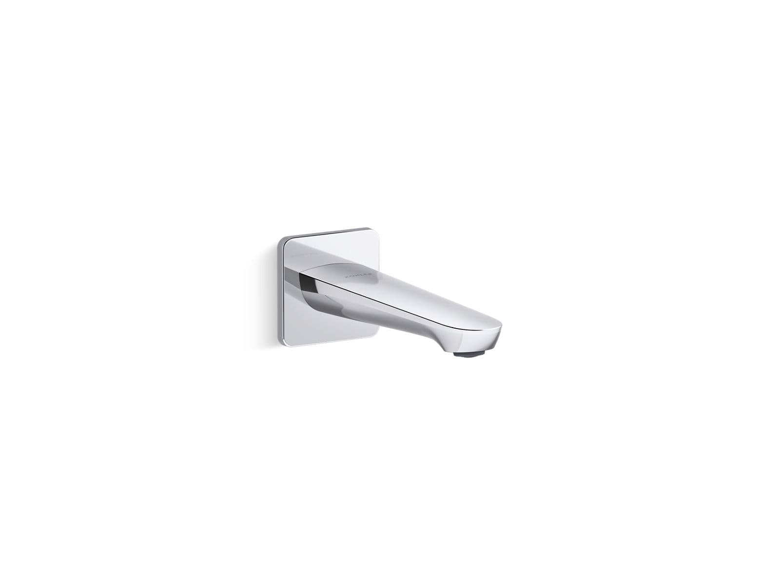 Kohler Fluence Wall-Mount Bath Spout without Diverter, 38892IN-CP - 38892IN-CP | Polished Chrome | Fluence