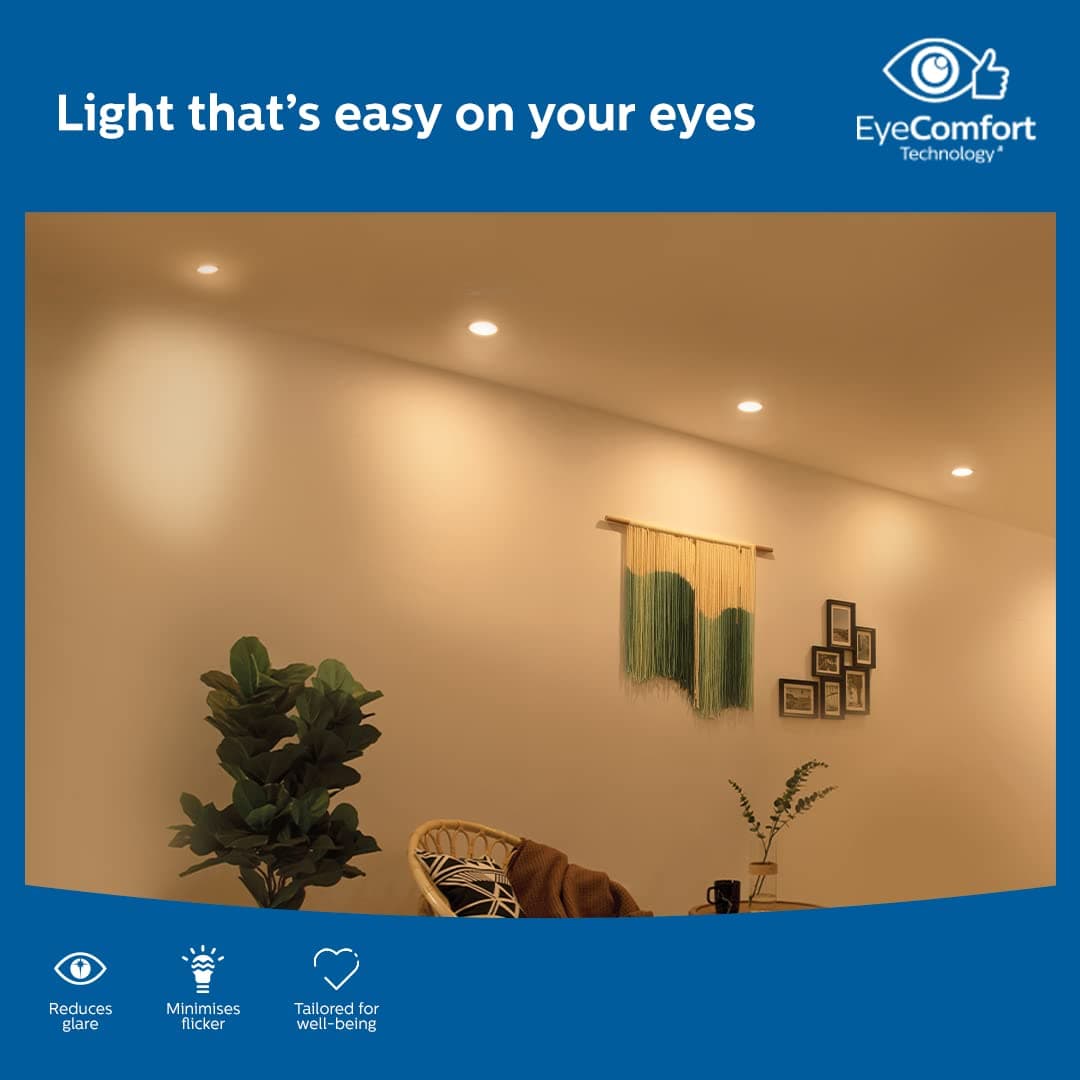 Philips Ultra Glow 3-in-1 LED Downlight - Recessed Light | Polycarbonate | 130 mm - View 7