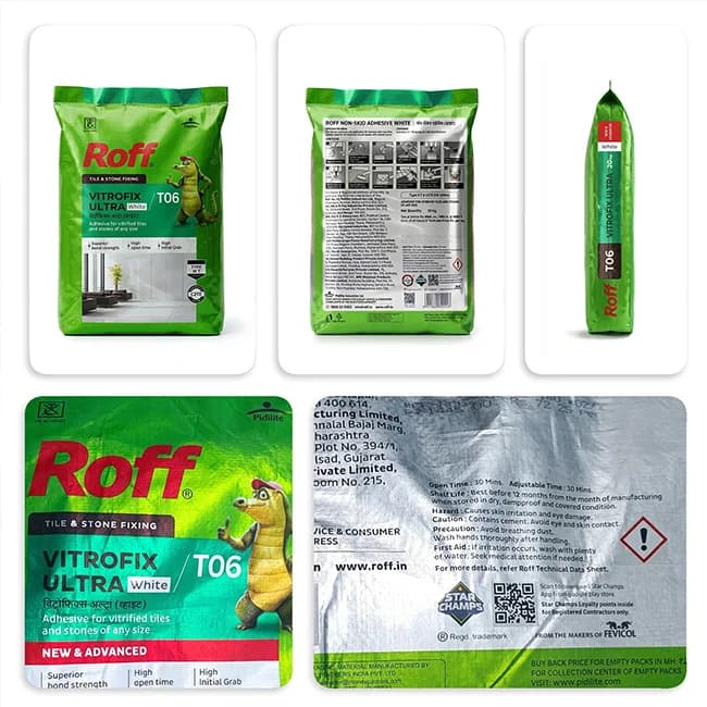 Roff T06 Vitrofix Ultra Tile Adhesive White 20 kg - View 2