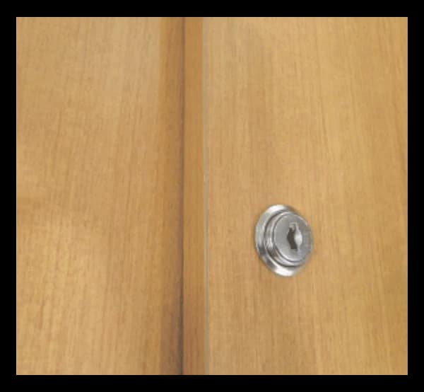 EBCO P-WLS1-19 Sliding Wardrobe Lock - View 2