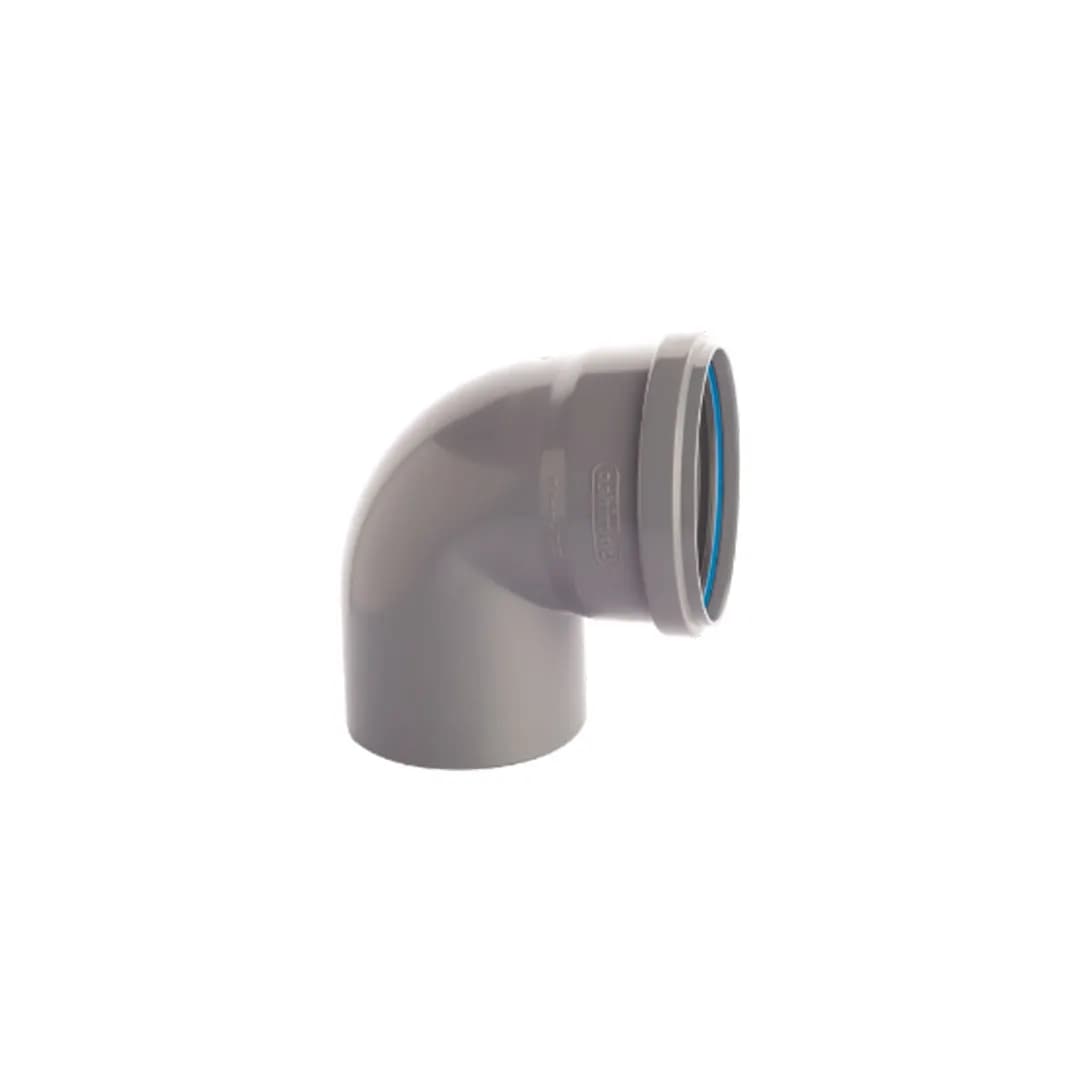 Ashirvad Pushfit PVC Washer Type Plain Bend, 2½ Inch (75mm), 70001138