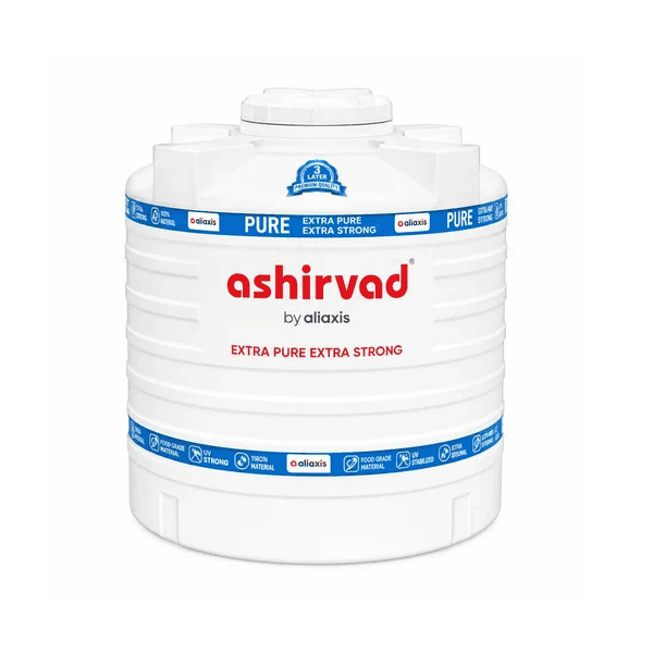Ashirvad 3 Layer Overhead Tank - 1500 Ltr | Water Tank | LDPE