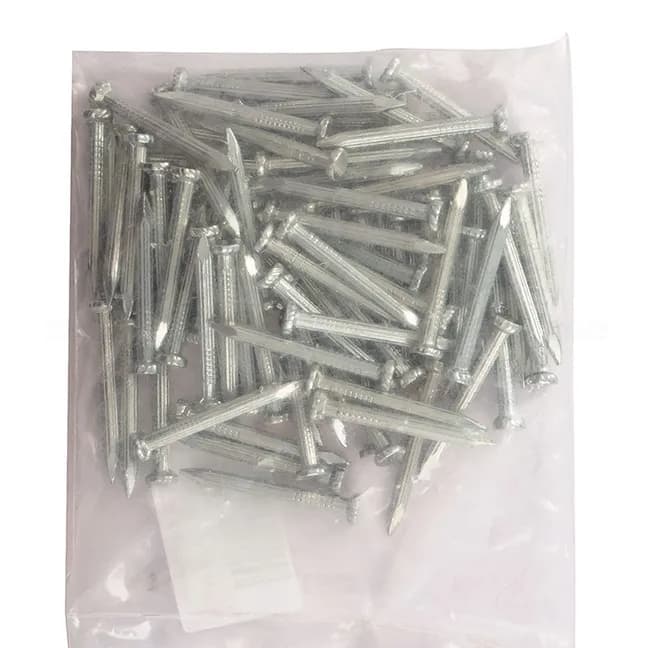 Generic 14 Gauge Head Premium Zinc Coated Furniture Wooden Nails Pouch, 250gm - View 2