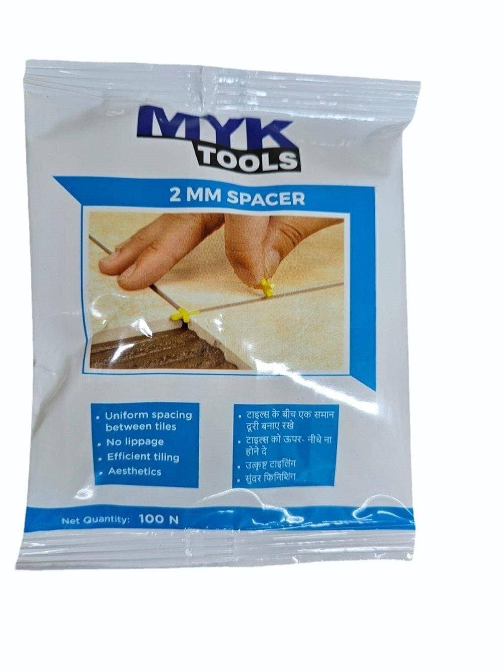 MYK Laticrete Yellow Spacer (Pack of 100 Pcs)