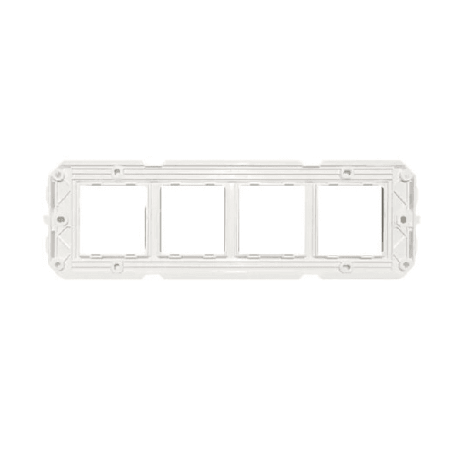 Anchor by Panasonic Anchor Roma Classic Deko 8 Module White Cover Plate - View 2