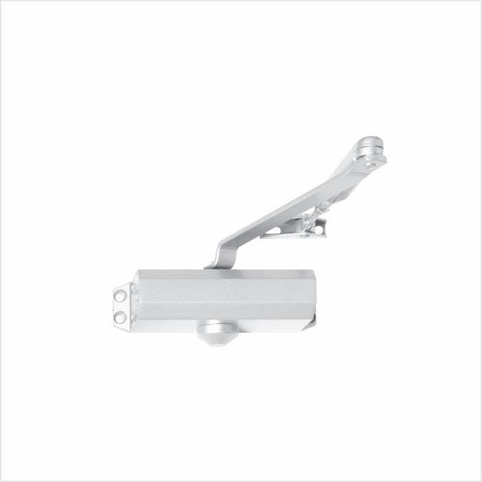 Hettich 9251642 Door Closer HIN 10 EN 2/3 - Cast Aluminium | 9251642 | Silver
