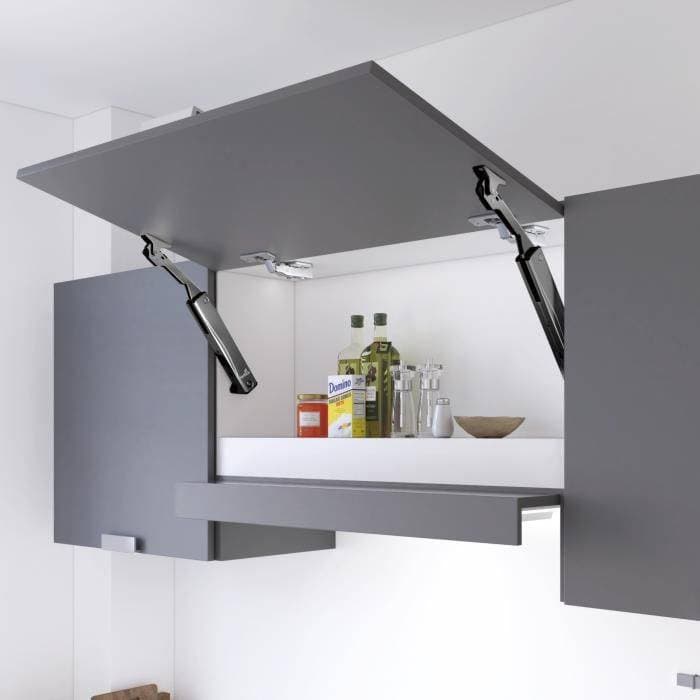 Hettich LiftEase-M (Medium) free stop 300-400mm H - Black - View 4