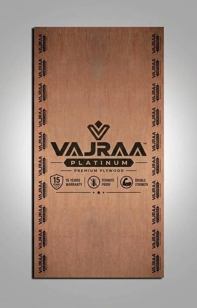 Maheshwari Vajraa Platinum 16mm Calibrated BWR Plywood, 8x4 ft, 15-Year Warranty
