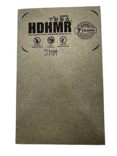 Action Tesa Plain HDHMR Board, 8x4 ft - Cafeterias, Gyms, Desks & Lockers, Hospitals, Kitchen Shutters, Moisture-Prone Furniture, Door Shutters, Packing Industry, Partitions | 8x4 ft | HDHMR