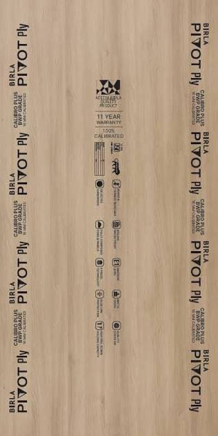 Birla Pivot BWP Grade Calibrated Plywood, 16mm, 8x4 ft