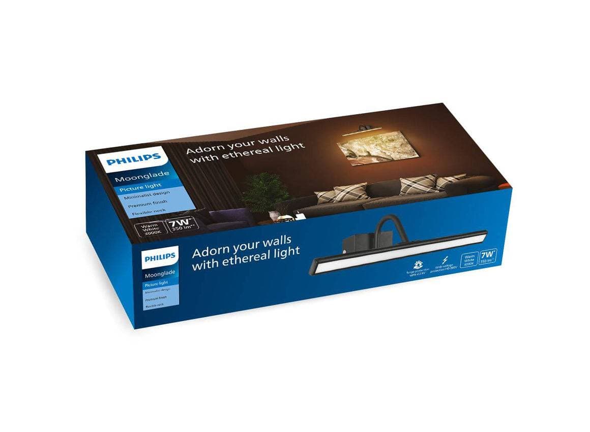 Philips Moonglade Pic Light Silver 7W, 582062, Warm White - View 3