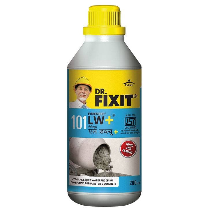 Dr. Fixit 101 LW+ Waterproofing Liquid, 200ml