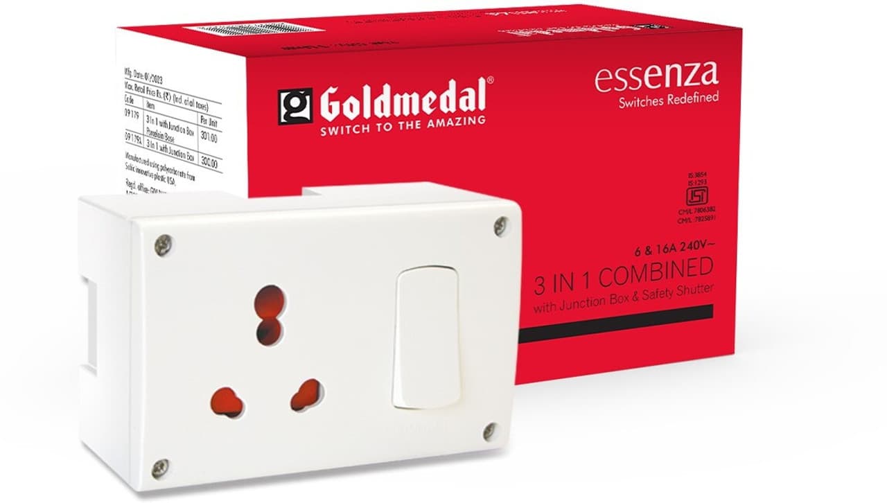 Goldmedal Essenza 3-in-1 SS Junction Box