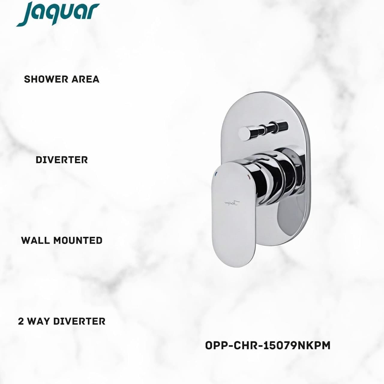 Jaquar High-Flow Single Lever Diverter Exposed Parts Kit - View 3