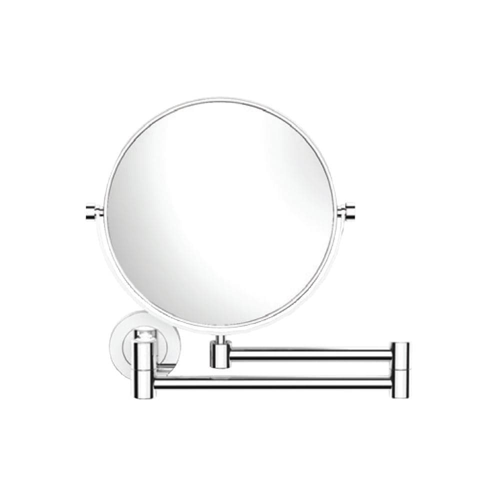 Jaquar Continental Double Arm Wall Mounted Reversible Plain & (3X) Magnifying Pivotal Mirror, ACN-CHR-1193N
