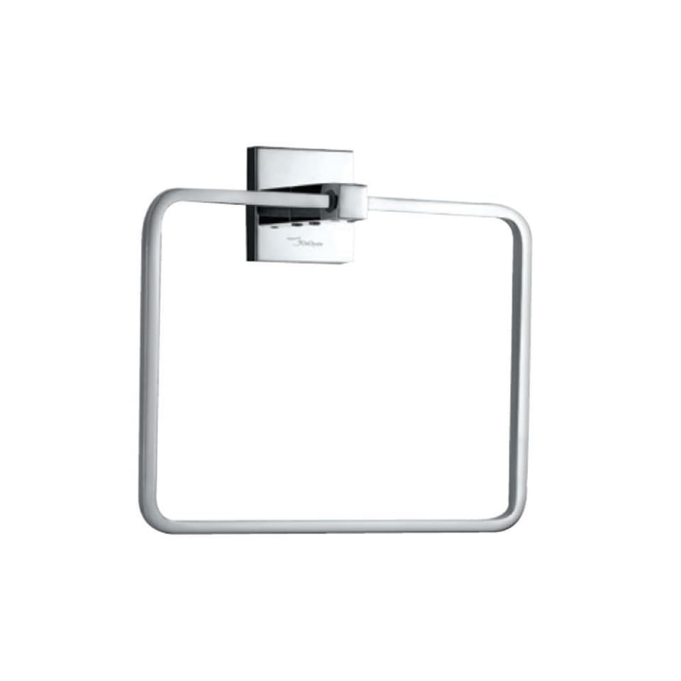 Jaquar Kubix Prime Chrome Finish Square Towel Ring, AKP-CHR-35721P